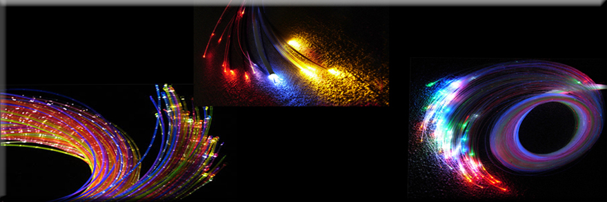 Optisk fiber belysning